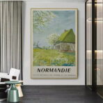 poster normandy vintage