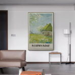 poster normandy vintage