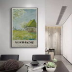 poster normandy vintage