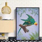 vintage bird poster 1