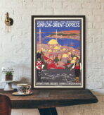 orient express vintage poster