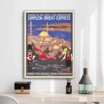orient express vintage poster
