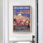 orient express vintage poster