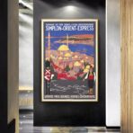 orient express vintage poster