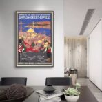 orient express vintage poster