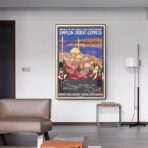 orient express vintage poster