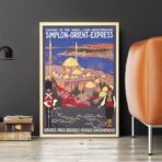 orient express vintage poster