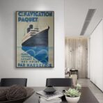 vintage liner poster