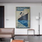 vintage liner poster