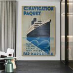 vintage liner poster