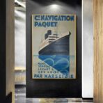 vintage liner poster