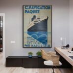 vintage liner poster