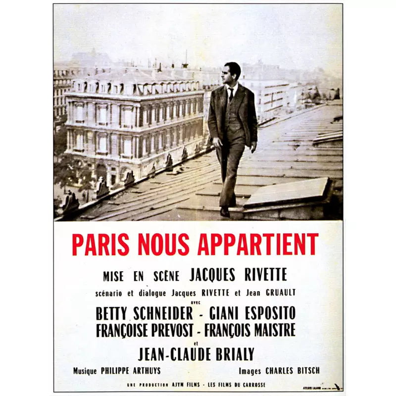 poster paris belongs to us poster paris belongs to us