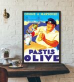 poster pastis olive marseille