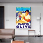poster pastis olive marseille