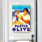 poster pastis olive marseille