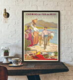 vintage basque country poster