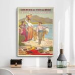 vintage basque country poster