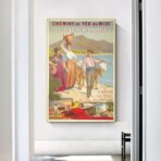 vintage basque country poster