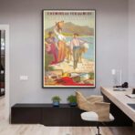 vintage basque country poster