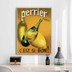 vintage perrier poster 1