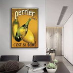 vintage perrier poster 1