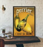 vintage perrier poster 1