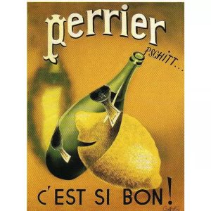 vintage perrier poster 1