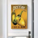 vintage perrier poster 1