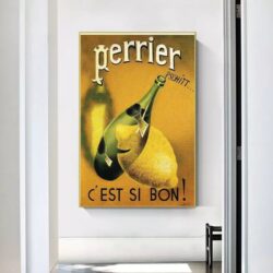 vintage perrier poster 1
