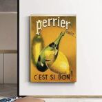 vintage perrier poster 1