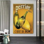 vintage perrier poster 1