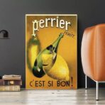 vintage perrier poster 1