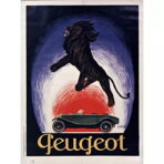 vintage peugeot poster