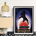 vintage peugeot poster