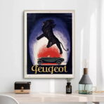 vintage peugeot poster