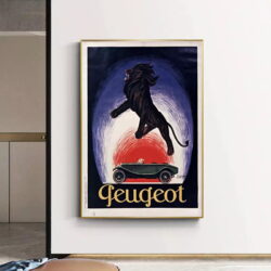 vintage peugeot poster