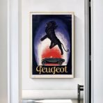 vintage peugeot poster