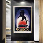 vintage peugeot poster