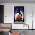vintage peugeot poster