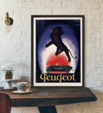 vintage peugeot poster