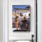 pin up aviation poster