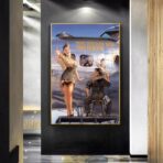 pin up aviation poster