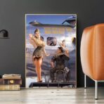 pin up aviation poster