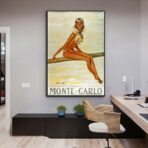 vintage pin up poster