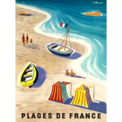 vintage beach poster