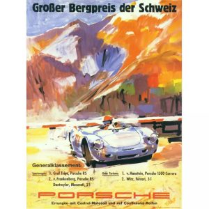 vintage porsche poster 1