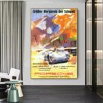 vintage porsche poster 1