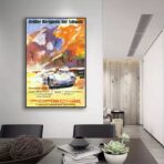 vintage porsche poster 1