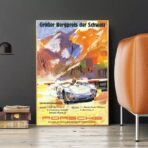 vintage porsche poster 1